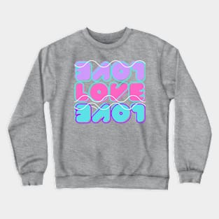 Retro Valentine Vision of Love Crewneck Sweatshirt